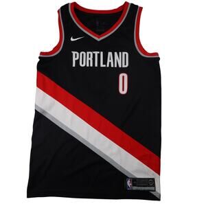 Nike Portland Blazers #0 Damion Lillard Basketball Jersey